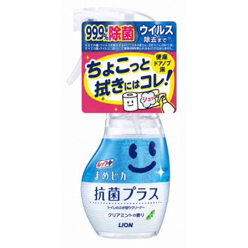 Спрей для прибирання туалету Lion LOOK Plus Mame-Pika Antibacterial Plus Clear Mint, 210 мл